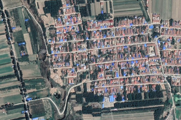 西阳村西侧下塬的小路-来自Google地图